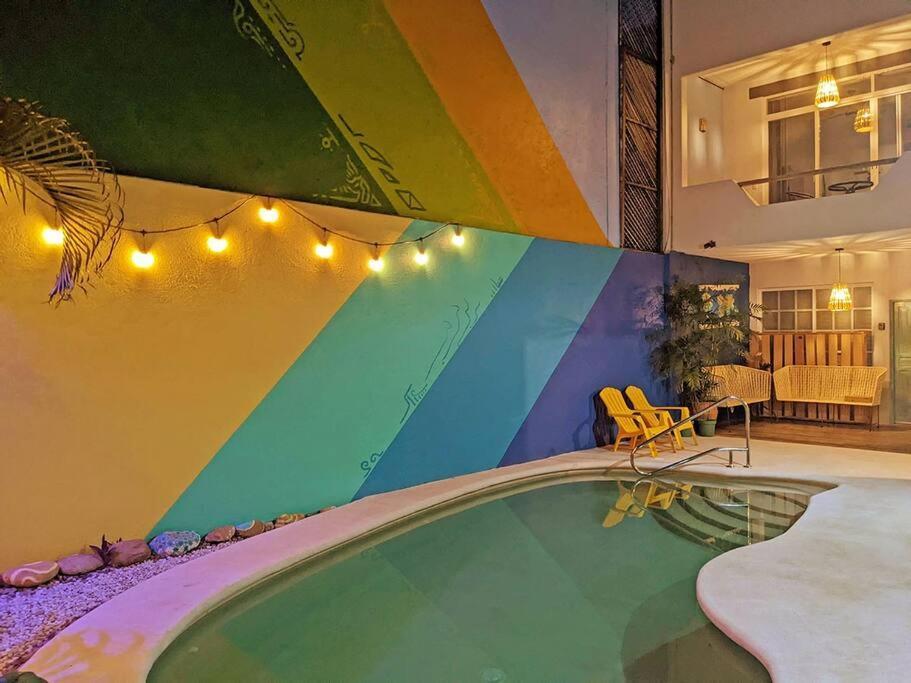 Studio -Trees At Mikasa- Near Beach, Pool, Fast Wifi, Ac & King Bed Puerto Escondido  Buitenkant foto