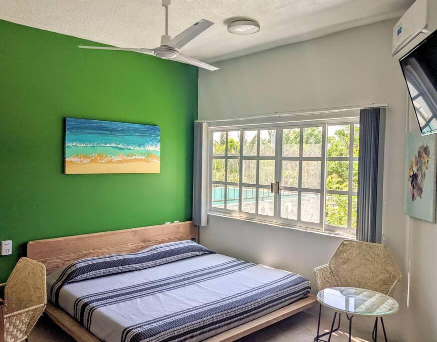 Studio -Trees At Mikasa- Near Beach, Pool, Fast Wifi, Ac & King Bed Puerto Escondido  Buitenkant foto